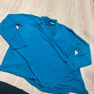 Stretchy Teal Cardigan